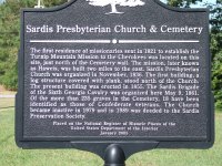 Sardis church plaque text