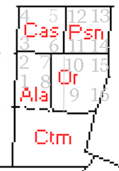 Orange County districts created 1774